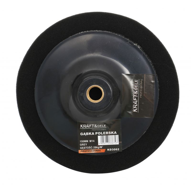KRAFT&DELE KD3062 Leštiaca špongia kotúč 150mm M14 čierna