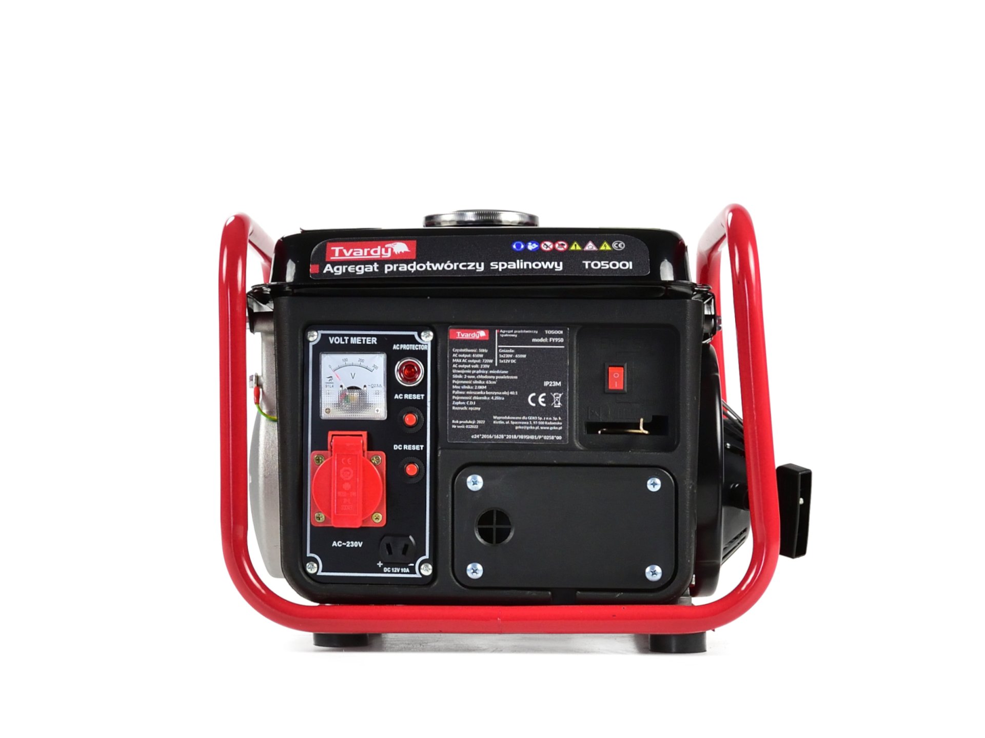 Tvardy T05001 Elektrocentrála GENERÁTOR PRÚDU 720W 230V