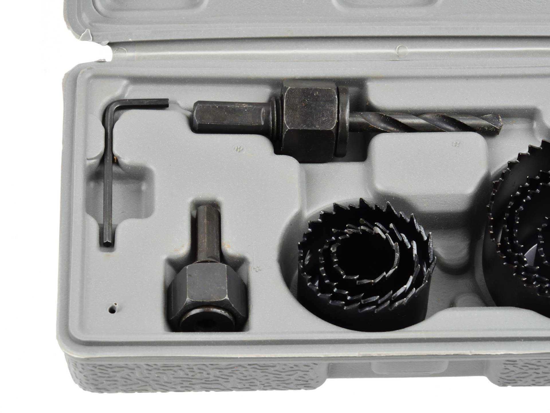 GEKO G30001 Vykružováky korunkové vrtáky do dreva sadrokartónu 11ks 19-64mm sada 