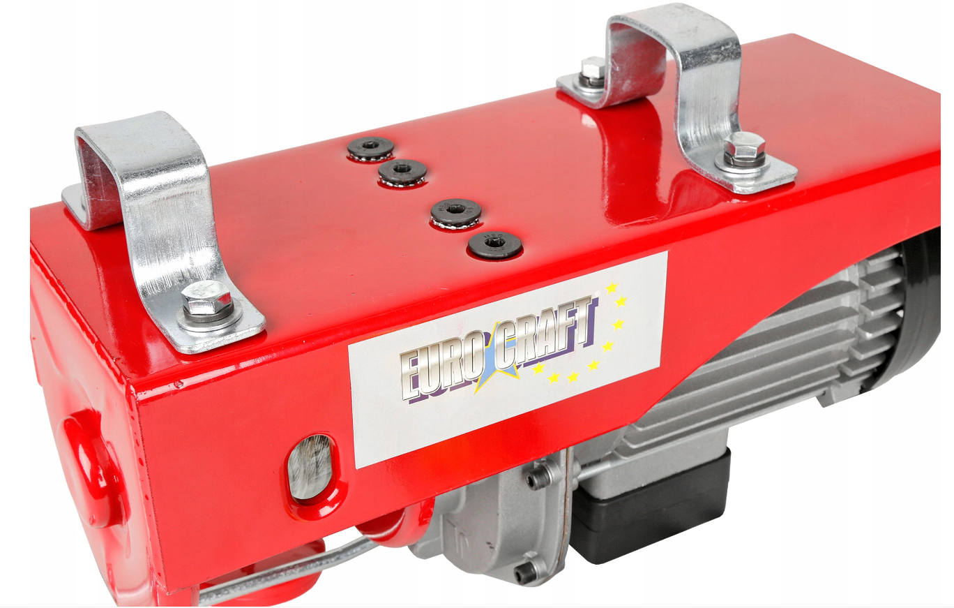 EuroCraft HJ206 Elektrický lanový navijak kladkostroj zdvihák 600kg 2000W