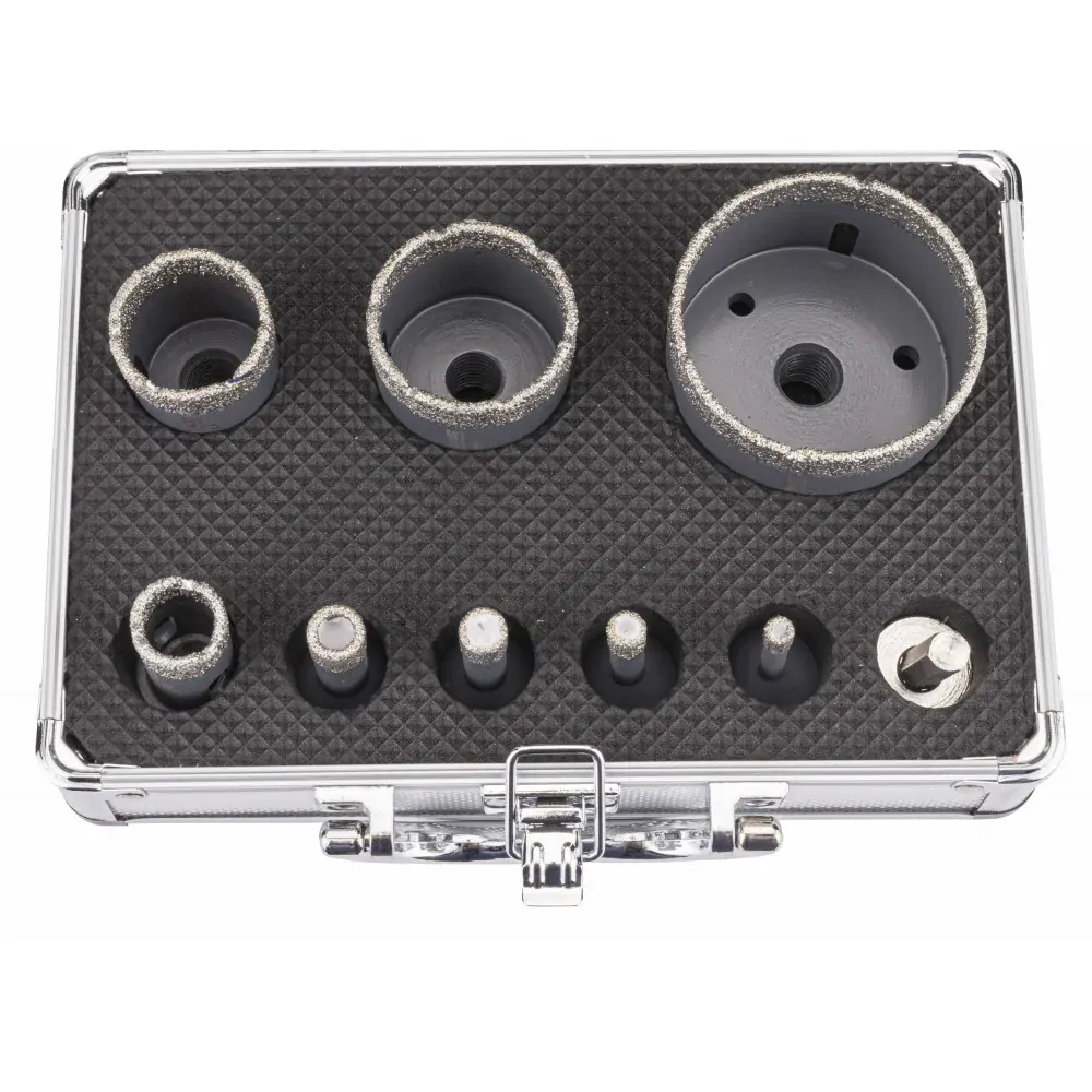 POWERMAT PM-ZOD-9T Diamantové vykružováky vrtáky 8 ks 6-68mm