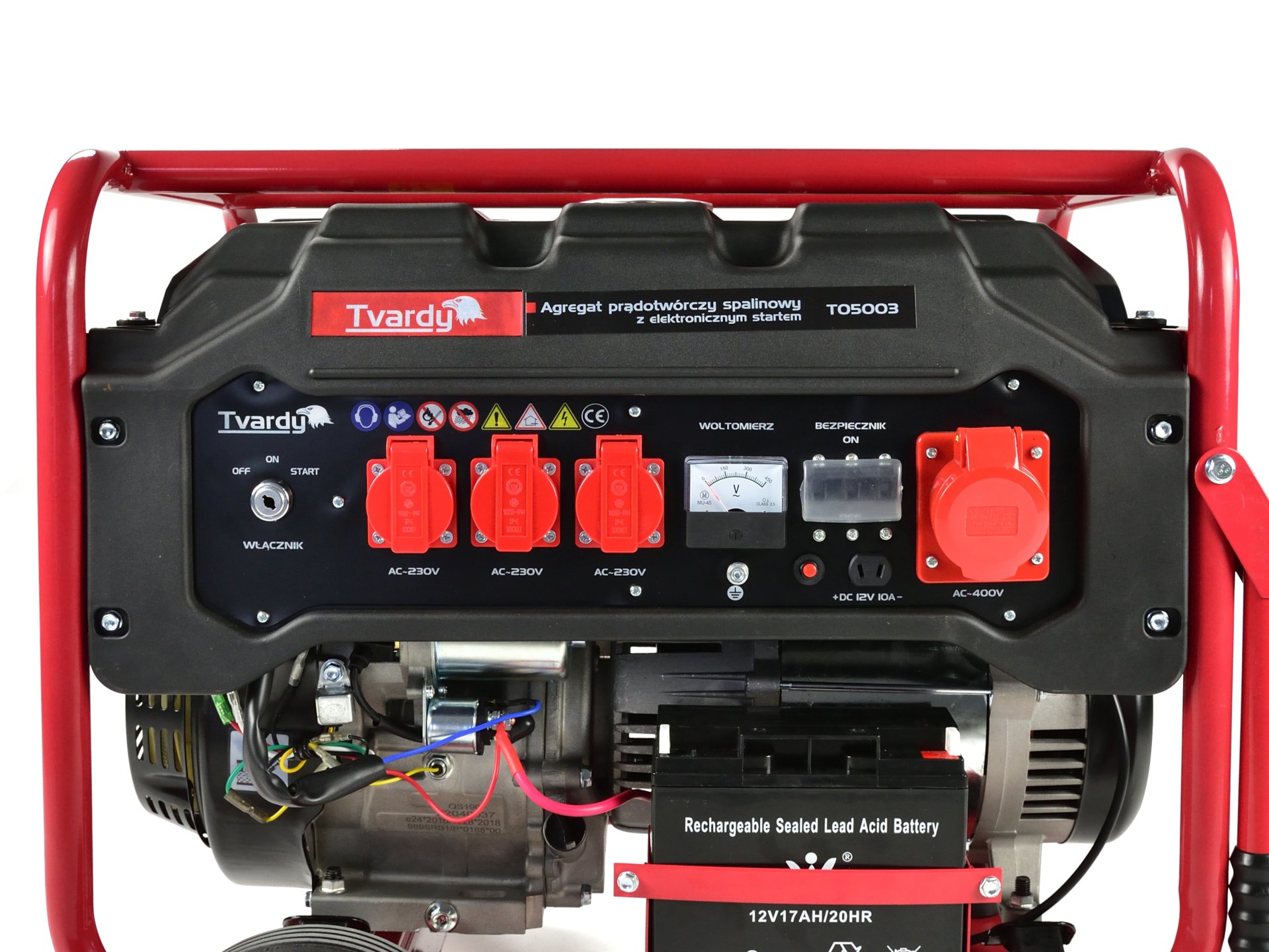 Tvardy T05003 Elektrocentrála s elektronickým štartovaním 15HP 6,6KW 400V