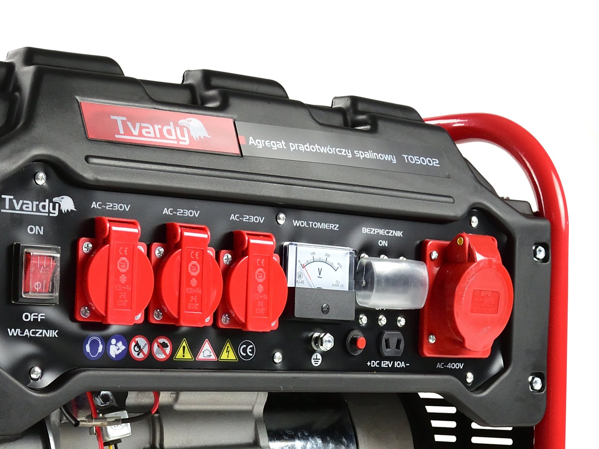 Tvardy T05002 Elektrocentrála generátor prúdu 7HP 2800W 400V