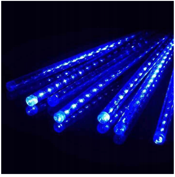 Irma LXL312 Vianočné LED osvetlenie padajúci sneh cencúle 8ks 30cm modré