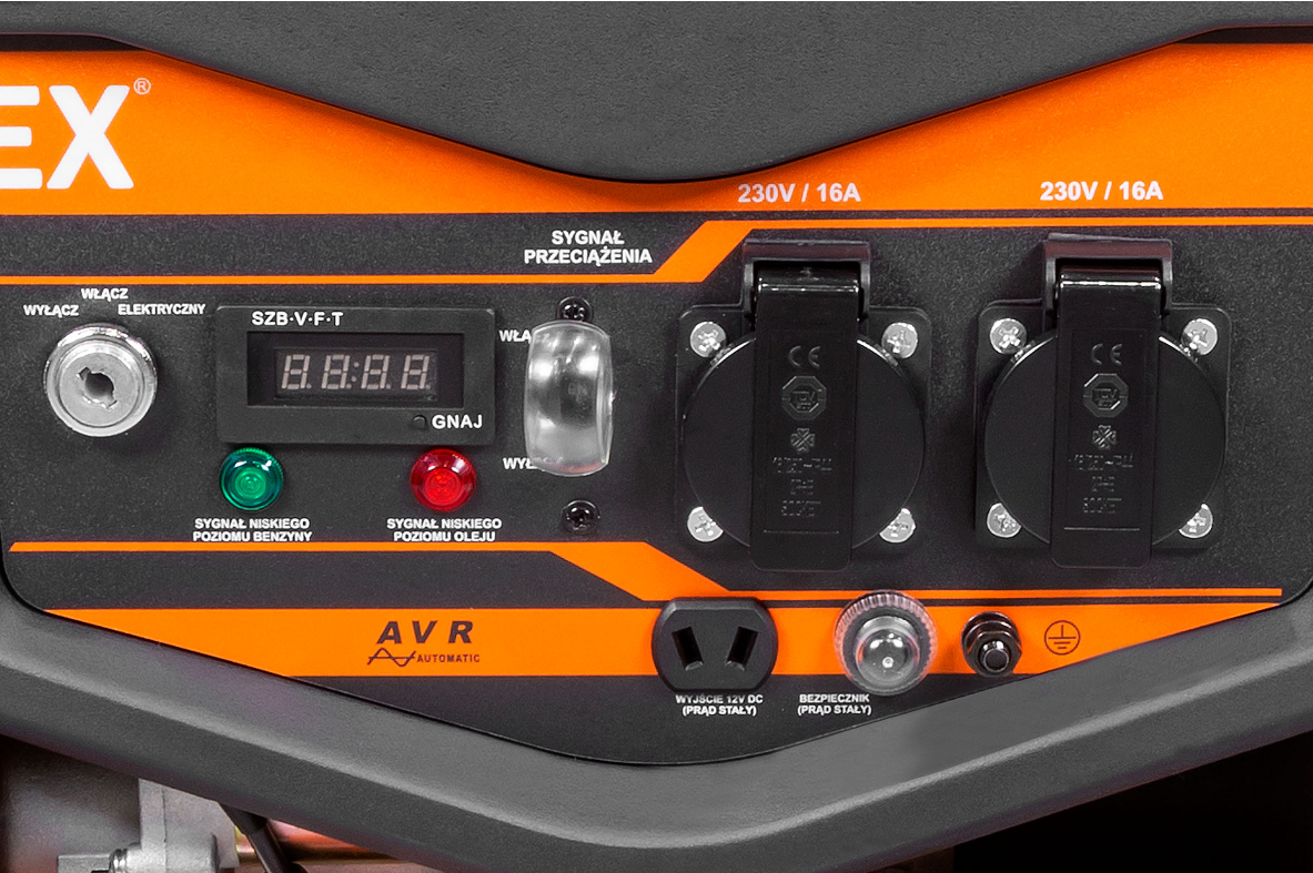 LEX LXGG3035CE ELEKTROCENTRÁLA 3,5kW GENERÁTOR PRÚDU 12V 230V AVR
