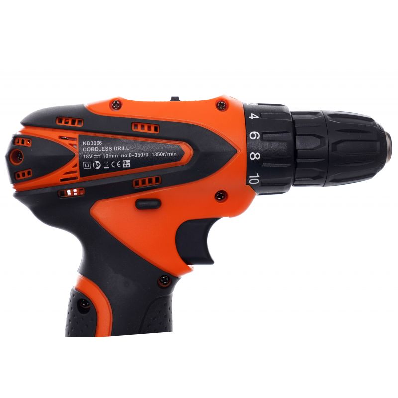 KRAFT&DELE KD3066 Aku vŕtačka vŕtací skrutkovač 18V Li-Ion + magnetický držiak bitov