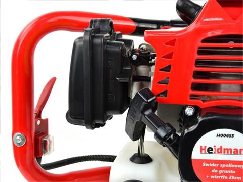 GEKO H00655 Motorový pôdny vrták 1,5kW / 2HP + pôdny vrták 250mm