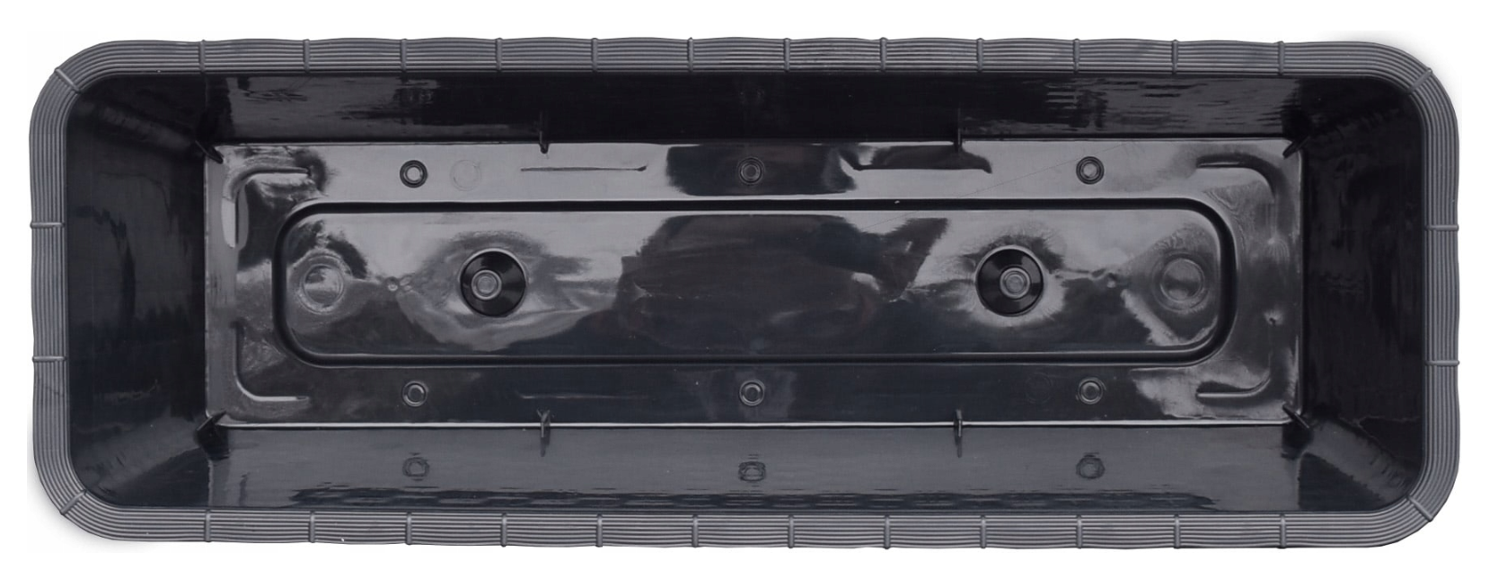 IRMA ISR50PA Balkónový kvetináč RATOLLA 50cm + miska, antracit