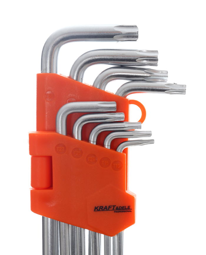 KRAFT&DELE KD10297 Imbusové kľúče 18ks Torx 1,5-10mm T10-50mm