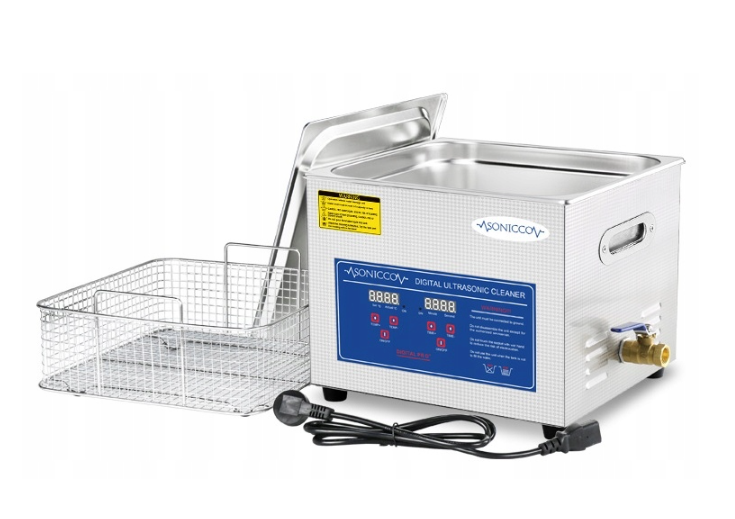 Sonicco ULTRA-040S Ultrazvuková čistička čistič 10l 240W LCD dezinfekcia, vírusy