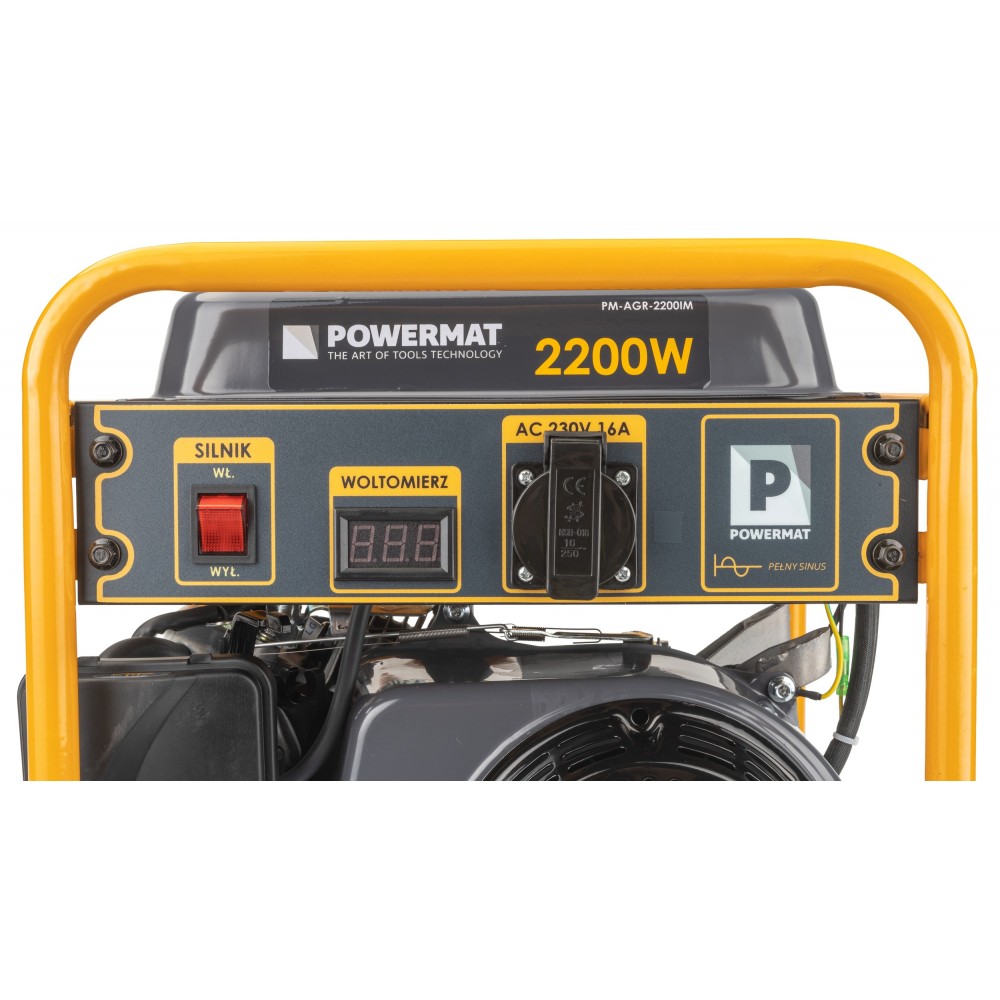 POWERMAT PM-AGR-2200IM GENERÁTOR PRÚDU ELEKTROCENTRALA 7HP 2200W