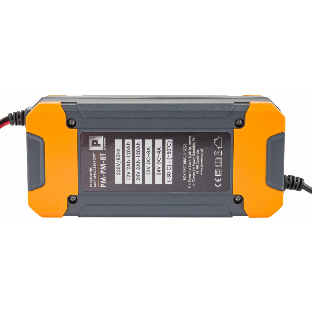 POWERMAT PM-PM-8T Mikroprocesorová nabíjačka batérií 12/24V