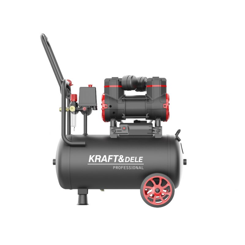 Kraft&Dele KD1390 Bezolejový kompresor 24l 2piesty 1300W