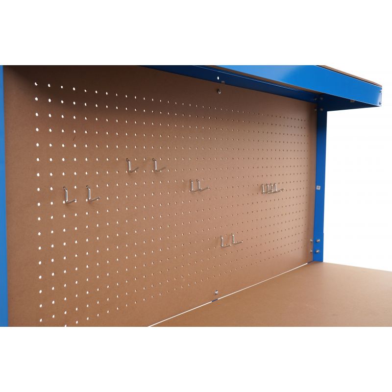 KRAFT&DELE KD640 Pracovný stôl s zásuvkou, dielenský stôl 1200 x 600 x 12 mm KD640