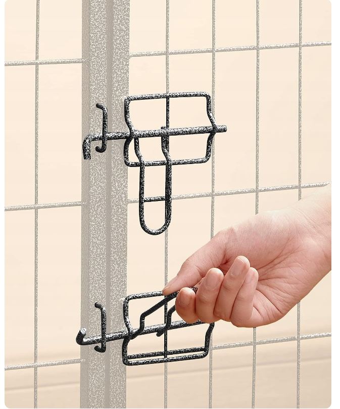 EXH174561 KVALITNÁ KOVOVÁ OHRÁDKA 8 DIELNA S BRÁNKOU 77x80cm 