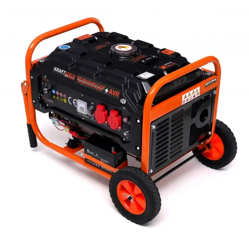 Kraft&Dele KD162 Elektrocentrála 3500W generátor prúdu s kolieskami 7HP
