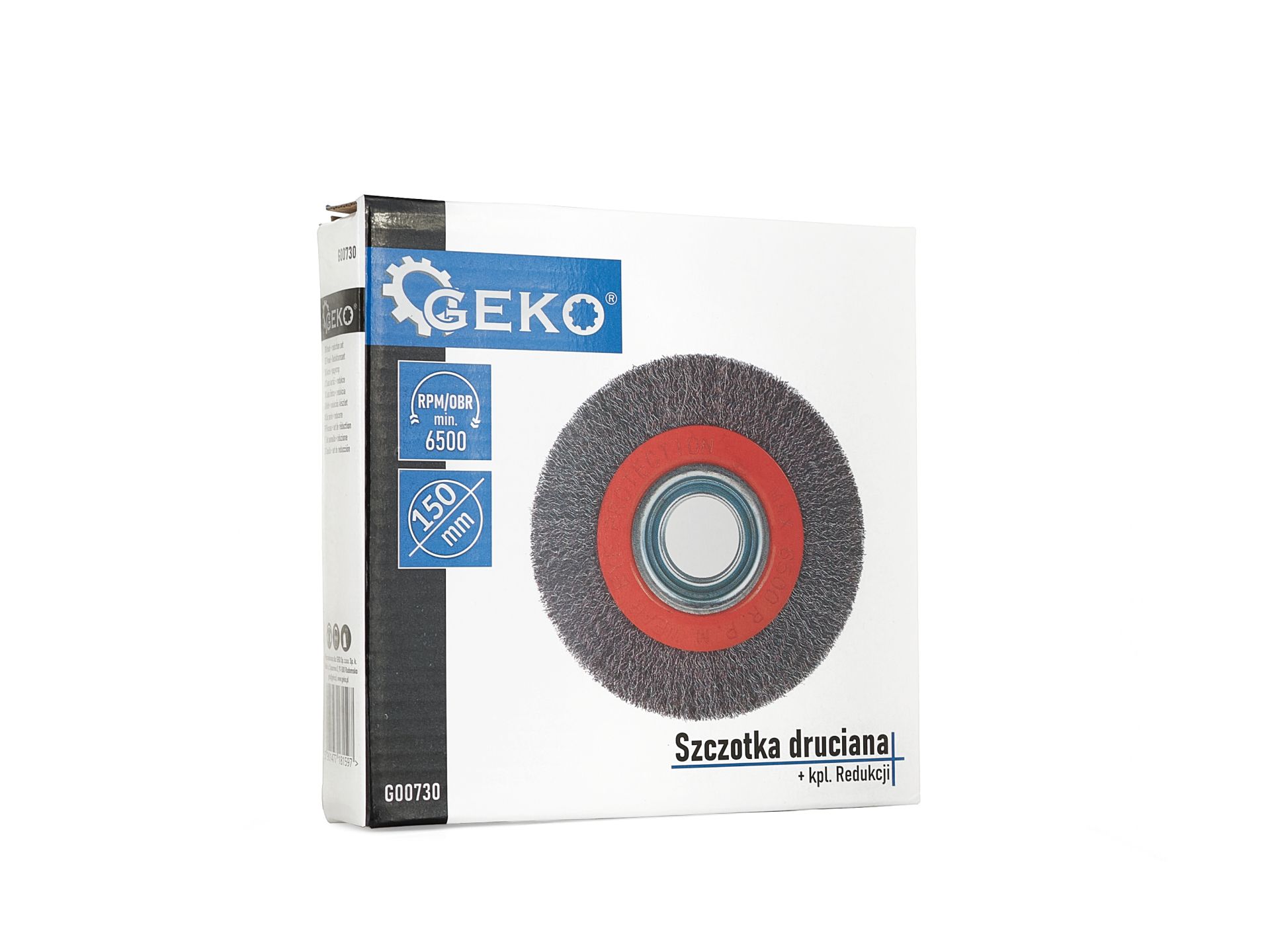 GEKO G00730 Drôtená kefa 150x32mm + sada Zníženie