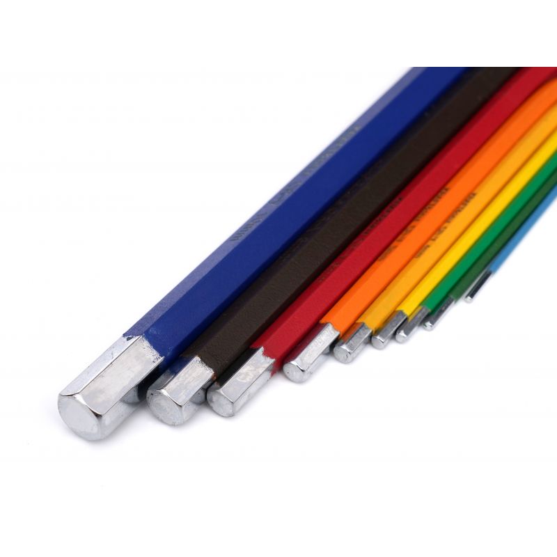 KRAFT&DELE KD11931 Imbusové kľúče farebné imbusy HEX 9ks