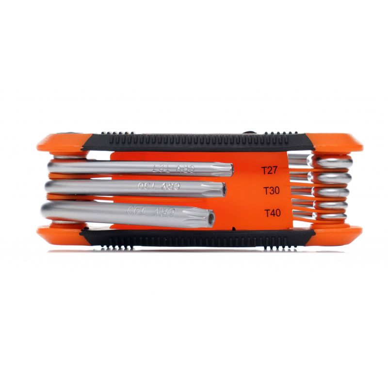 KRAFT&DELE KD11935 Imbusové kľúče skladané imbusy TORX 8ks T9-T40