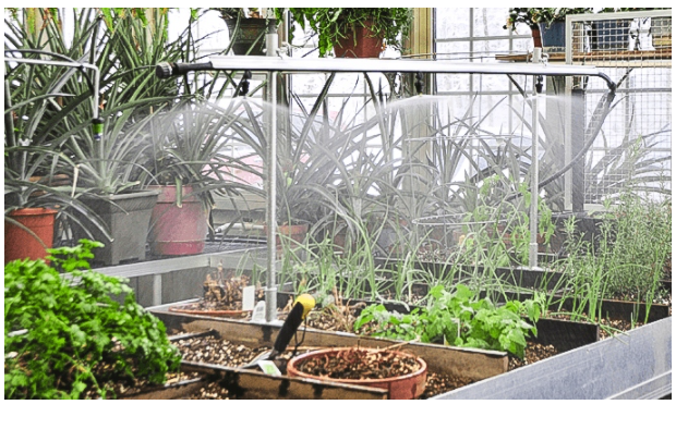 Irma MGG15 Záhradná hmlová hadica 15m + trysky, vodná clona hmla zavlažovanie