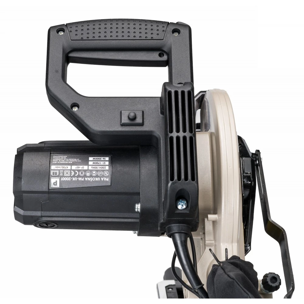 POWERMAT PM-UK-2000T Pokosová píla na drevo 2000W LED rezačka