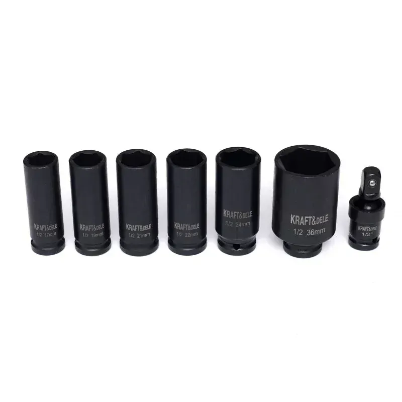 Kraft&Dele KD11762 Nástrčné hlavice kľúče 1/2" 16ks sada 6-hran