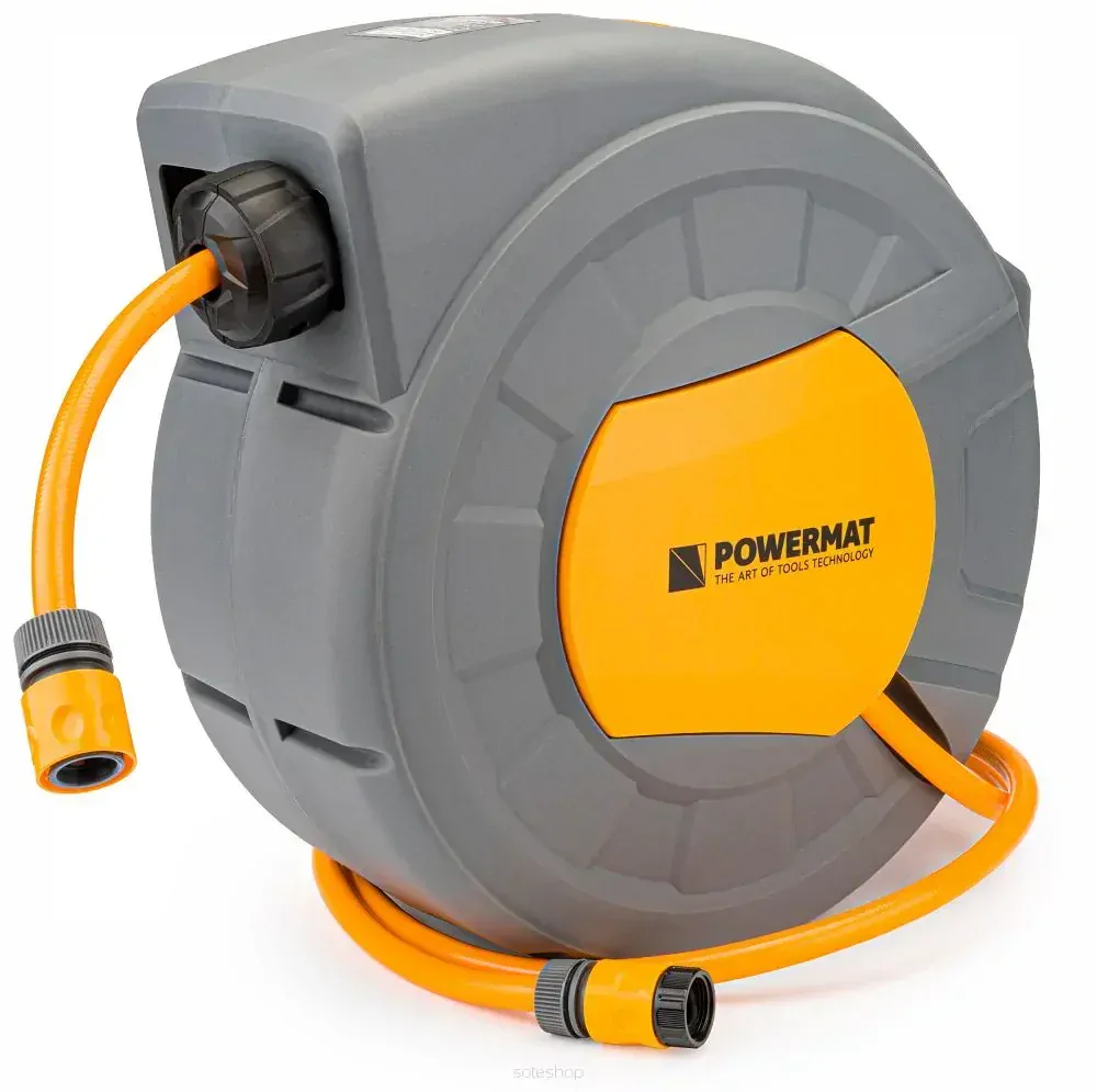 POWERMAT PM-ABNW-20M Samonavíjací bubon so záhradnou hadicou 20m 1/2"