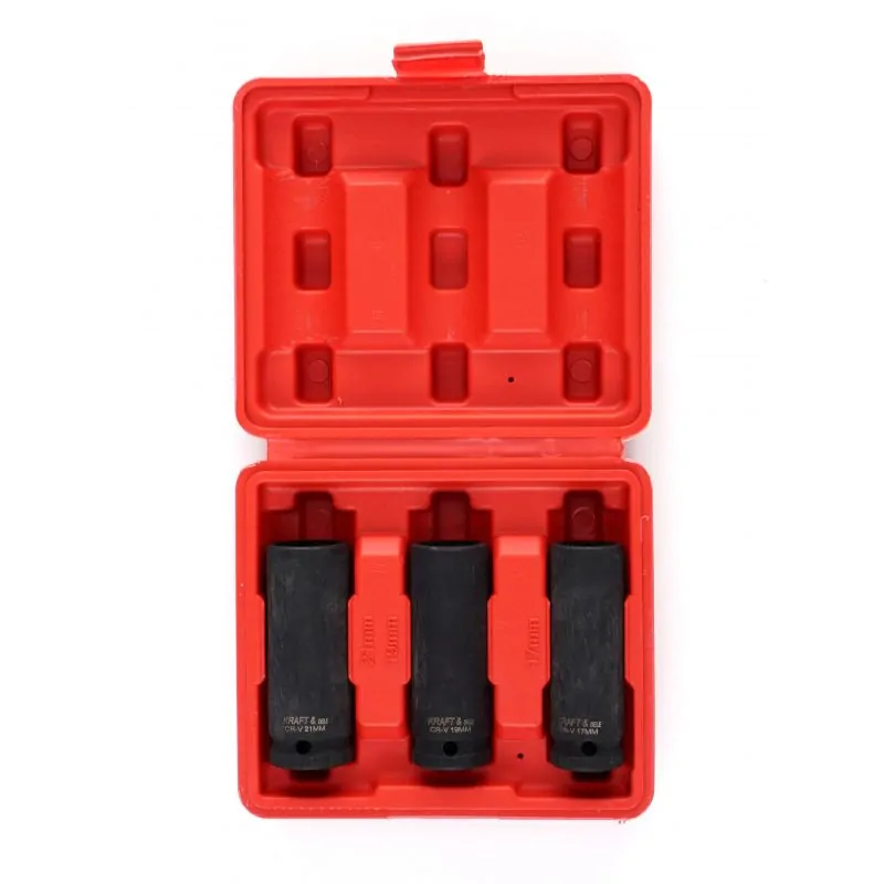 Kraft&Dele KD11750 Nástrčné hlavice kľúče 3 kusy, 1/2" L:78
