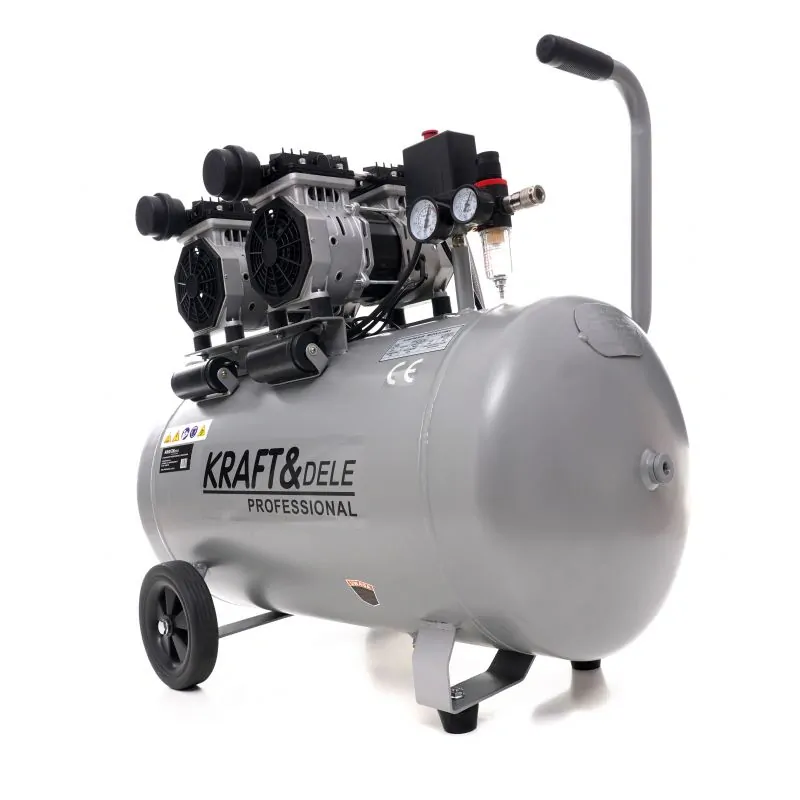KRAFT&DELE KD1398 BEZOLEJOVÝ KOMPRESOR 100L / 2 x 1500W