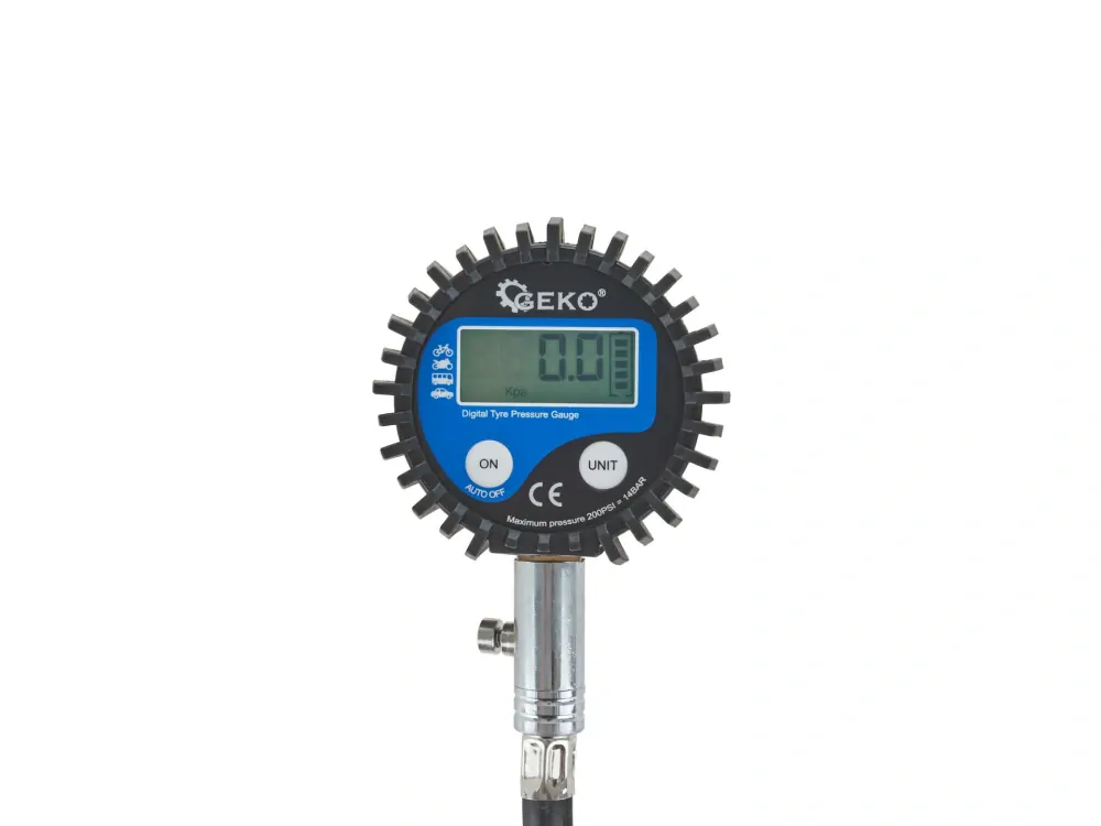 GEKO G01273 Digitálny - elektronický tlakomer na kolesá s hadičkou