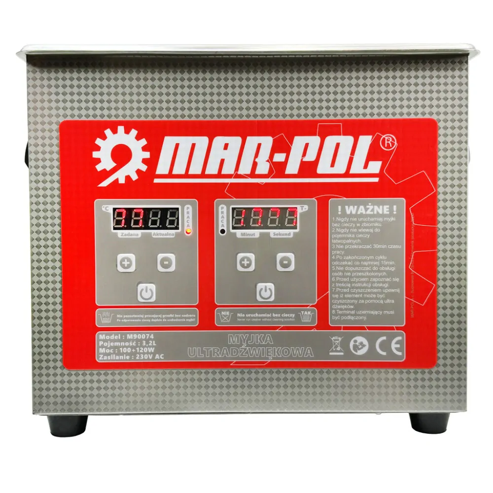 MAR-POL M90074 ULTRAZVUKOVÁ ČISTIČKA 3,2L