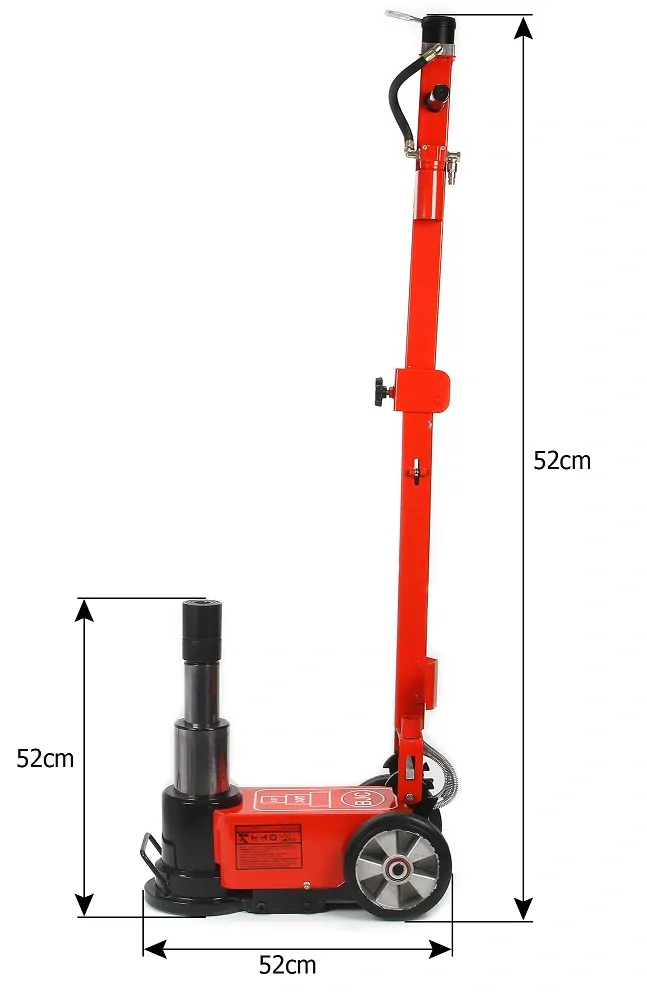 MAR-POL M80391 Pneumatický hydraulický zdvihák 30T/15T BJC