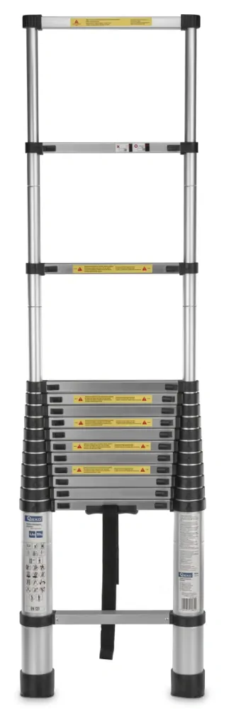 GEKO G02446 Hliníkový teleskopický rebrík 4,4m 150kg