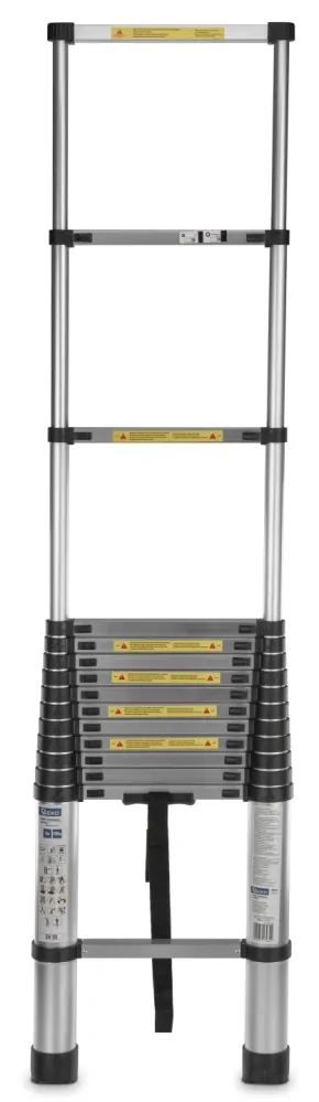 GEKO G02447 Hliníkový teleskopický rebrík 5m 150kg