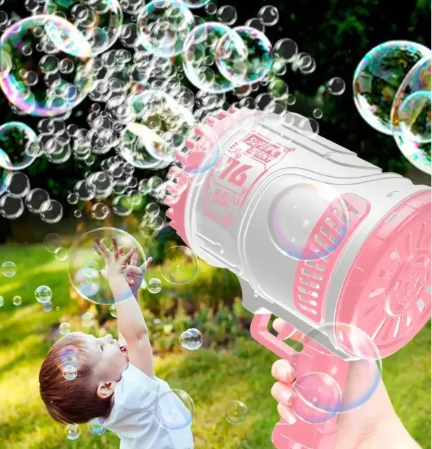 Bubble rocket Detská pištoľ na bublinky bublifuk