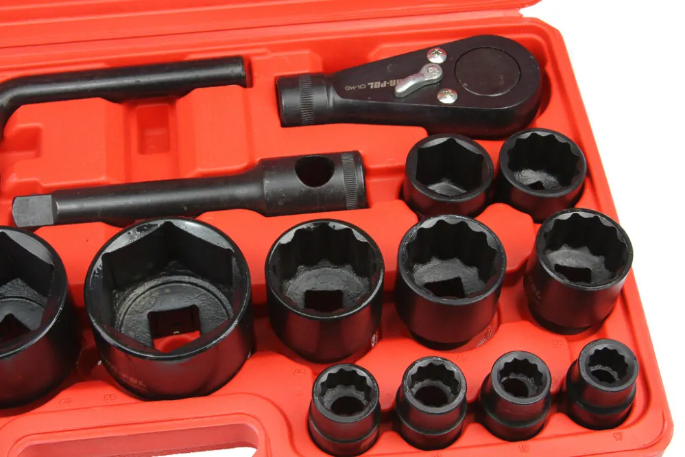 MAR-POL M58249 Nástrčné kľúče 26 ks sada 3/4" a 1"