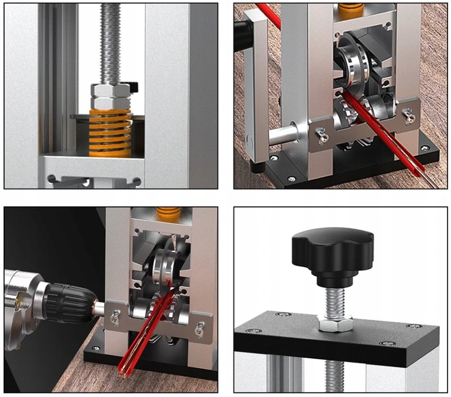 K-01 Odizolovací stroj odizolovač odstraňovač izolácie 3 otvory