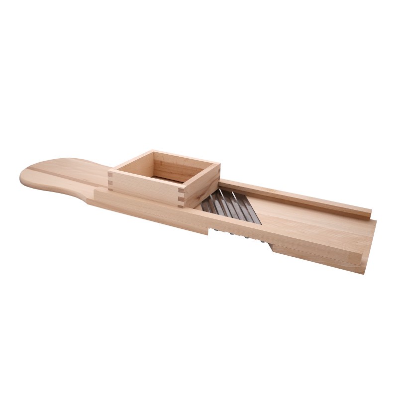 IRMA DDD125 Drevené strúhadlo krájač na kapustu zeleninu 4-nožový 90cm