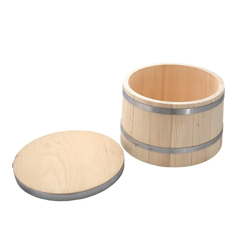 IRMA DDD135 Drevená misa sud na chlieb 35 l s vekom