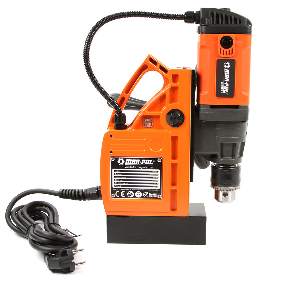 MAR-POL M79221 Stojanová magnetická vŕtačka 1480W 11500N