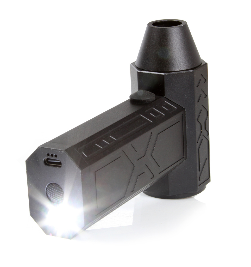 Mar-pol M88320 Mini fukár ventilátor s baterkou na prach lístie gril