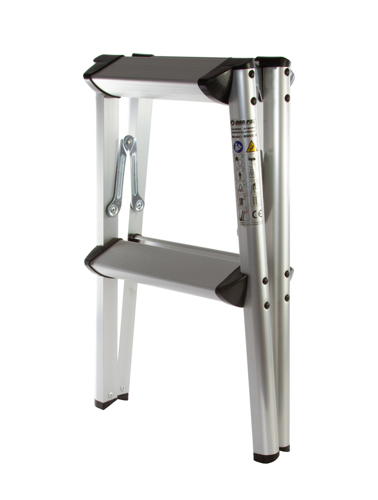 MAR-POL M85590 Hliníkový obojstranný rebrík 53cm 150kg