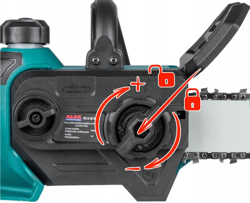 MAX ALCRH-21BL AKUMULÁTOROVÁ PÍLA 12“ Mazanie reťaze 2Bat 4Ah