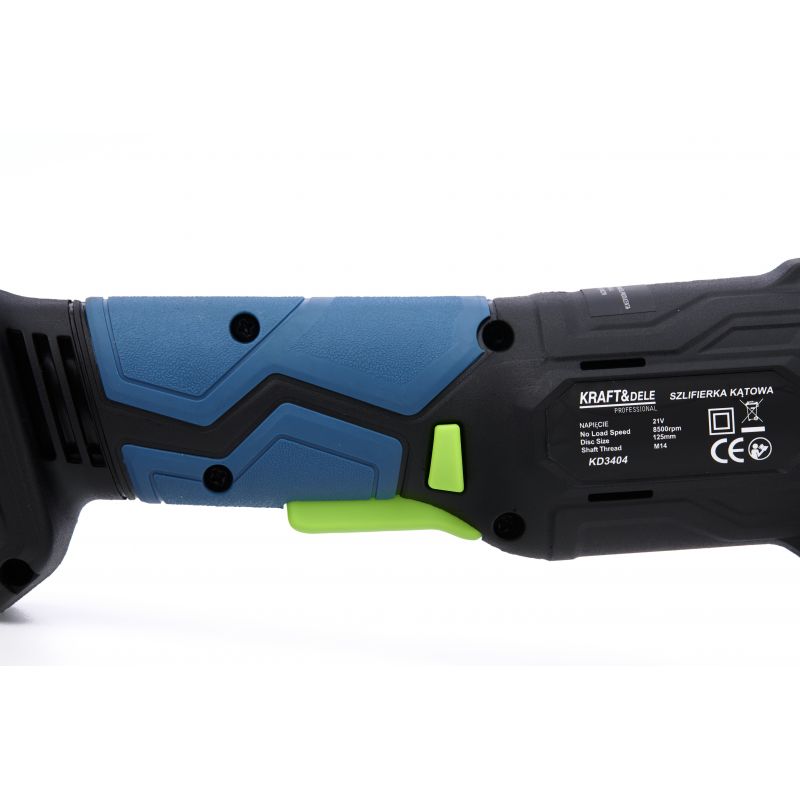 Kraft&Dele KD3404  AKUMULÁTOROVÁ UHLOVÁ BRÚSKA 21V 125mm