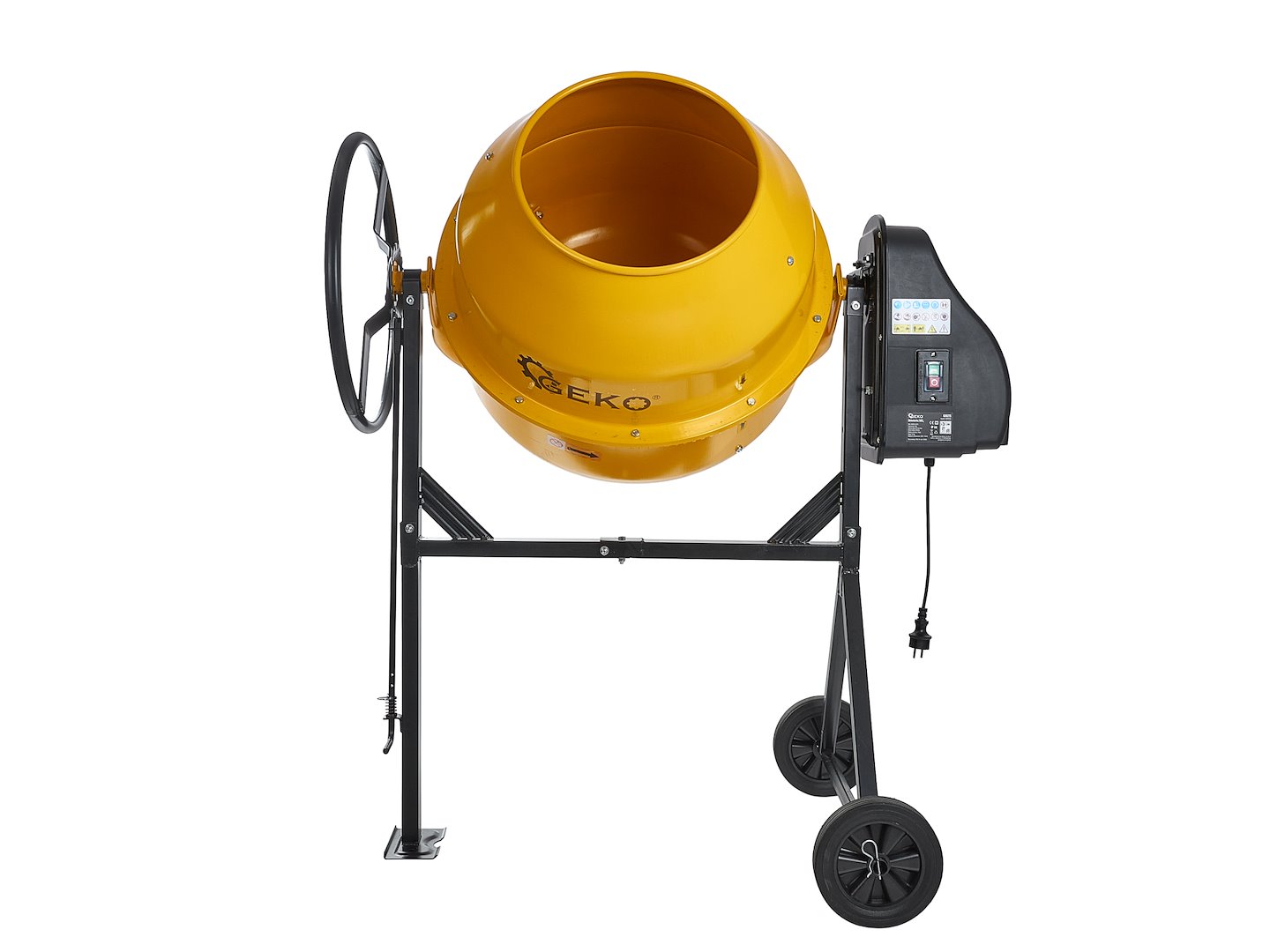 GEKO G80213 Stavebná miešačka na betón 230V 120L 550W