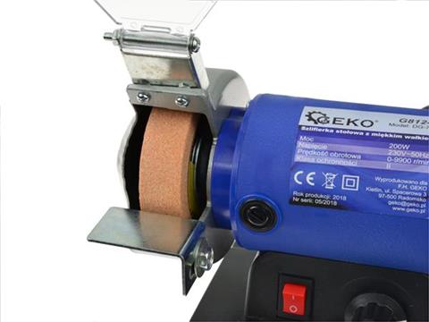 GEKO G81240 200W Elektrická stolová brúska dvojkotúčová 75x20x10mm