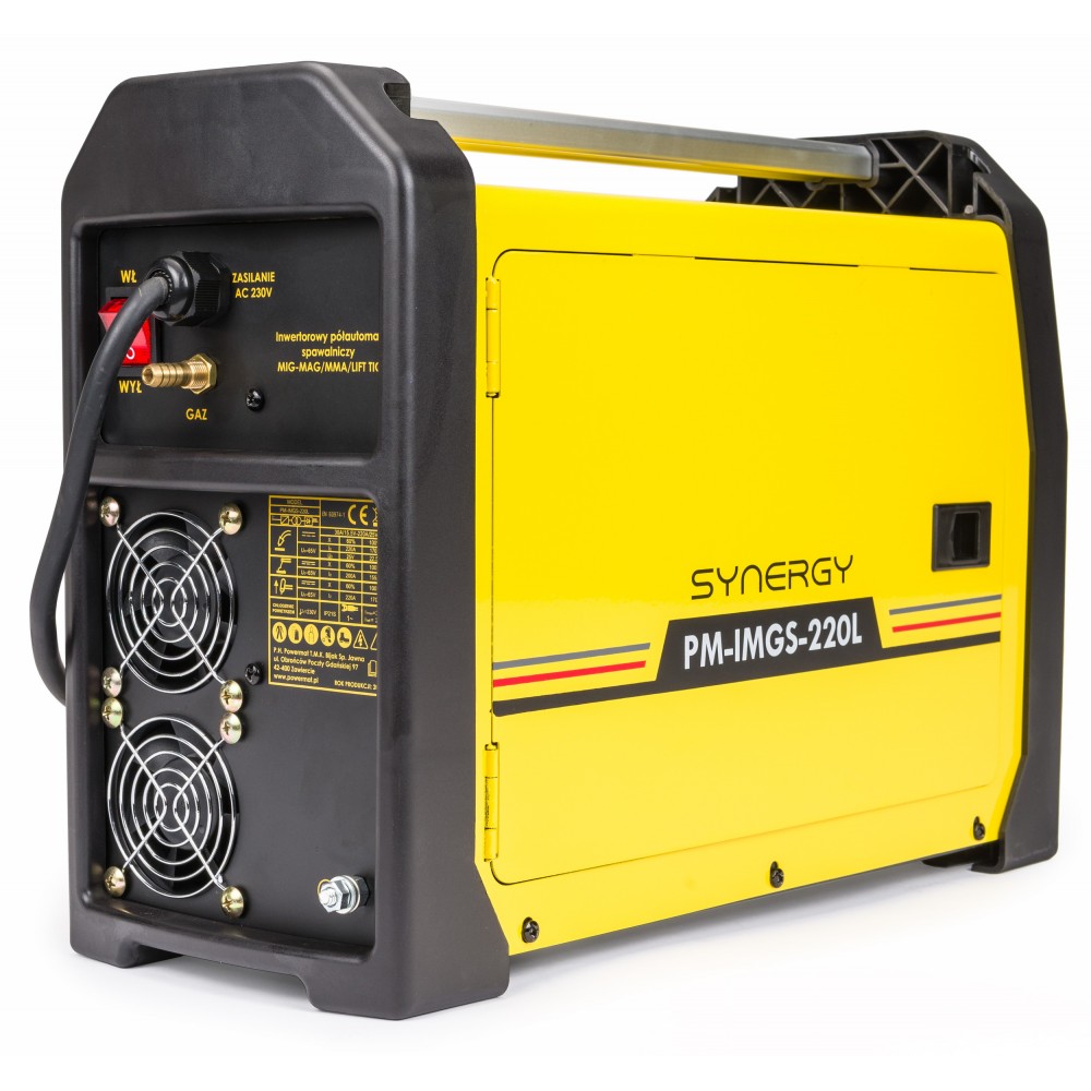 Powermat PM-IMGS-220L Invertorová zváračka MIG MAG MMA LIFT-TIG SYNERGY 5 kotúčov na kov