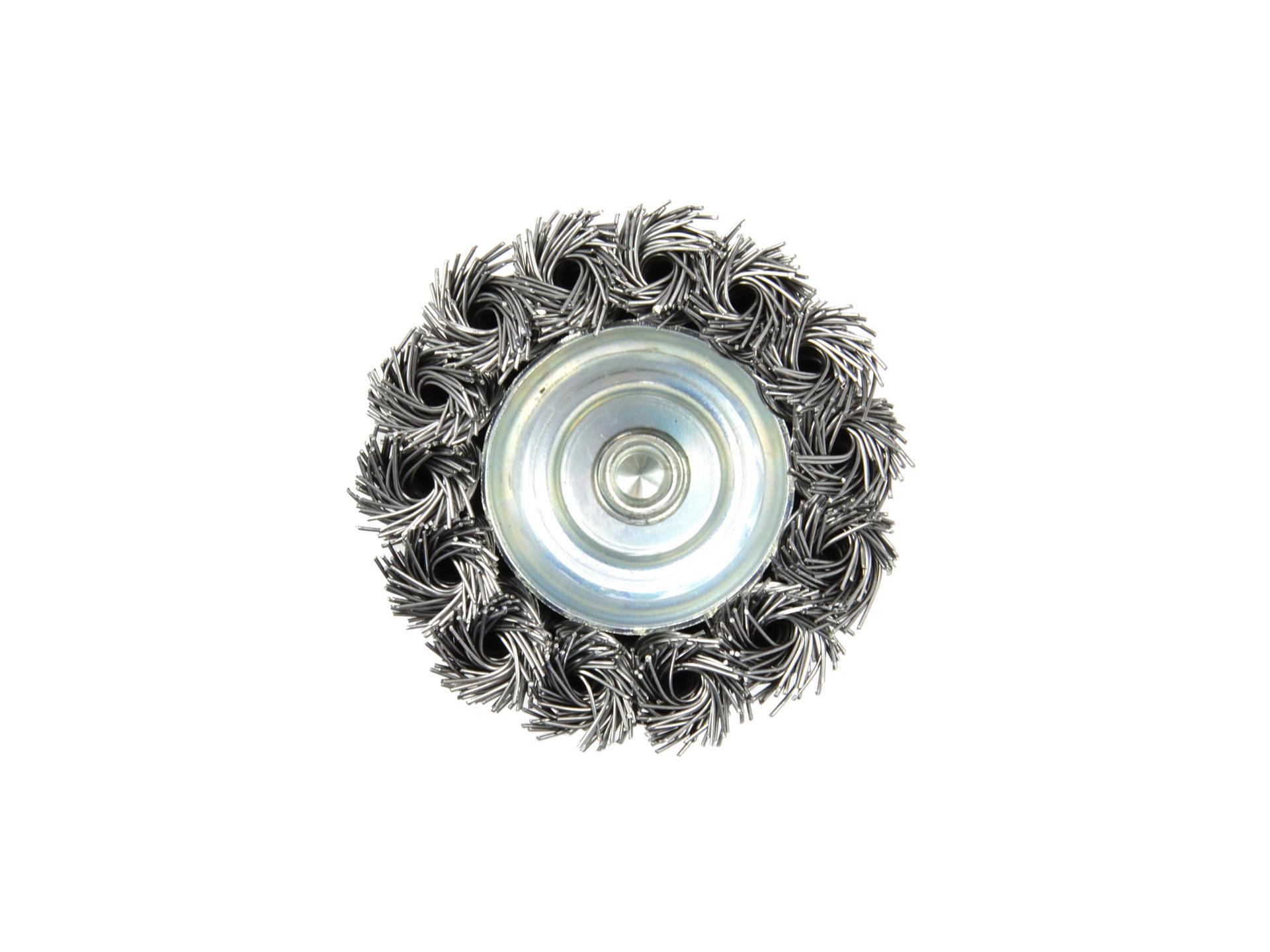 GEKO G00624 10ks Drôtená kefa na vŕtačku, draťák 65mm stopka 6mm