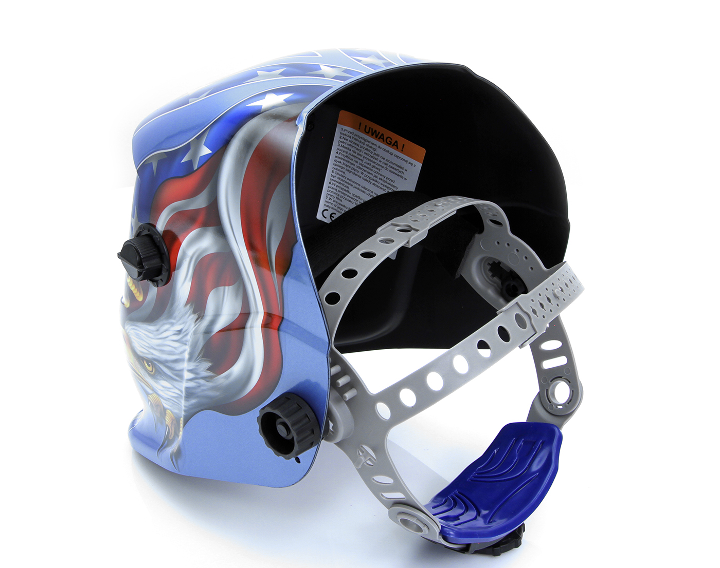 Kukla AUTOMATICKÁ ZVÁRAČSKÁ SAMOSTMIEVACIA MASKA s orlom