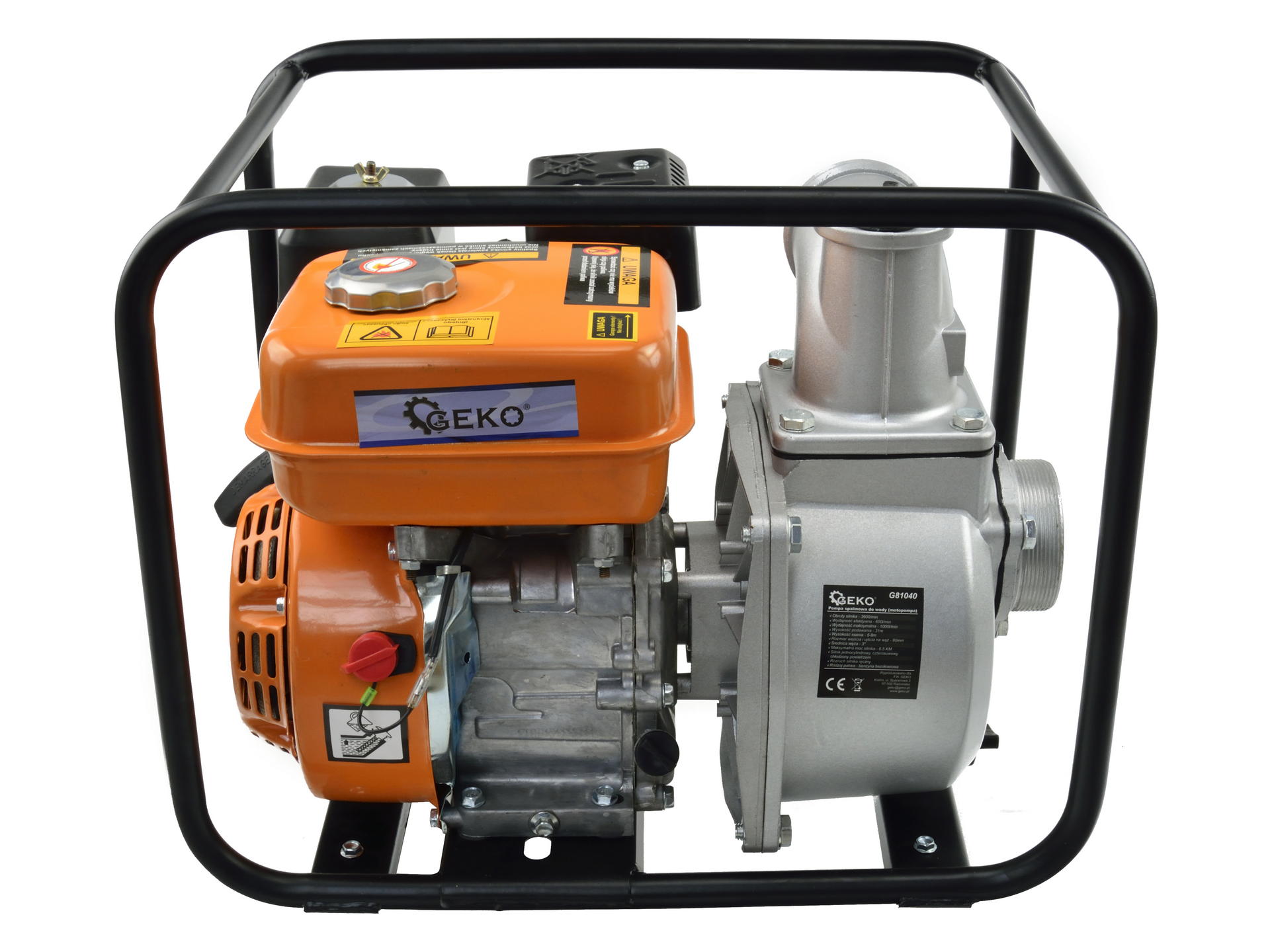 GEKO G81040 Benzínové motorové čerpadlo na vodu 3" 6,5 HP